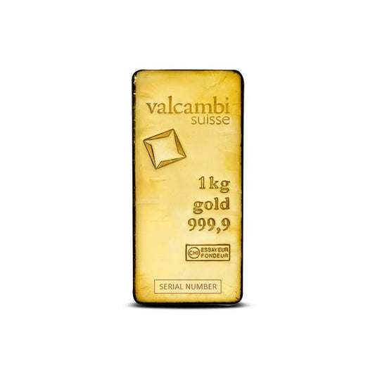 1 kg Valcambi Gold Bar 32.15oz