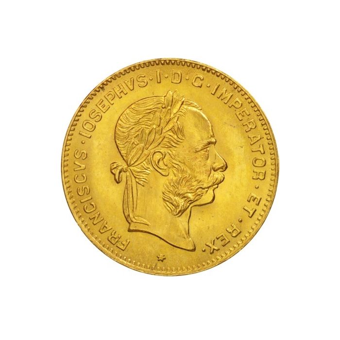 4 Florin/10 Francs Austria Gold Coin 0.0933oz
