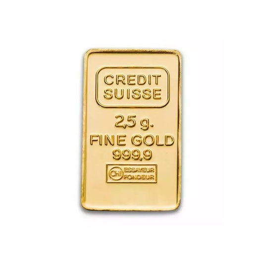 2.5 gr Credit Suisse Gold Bar