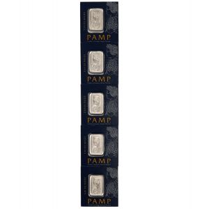 1Gr x 5 Pamp Fortuna Platinum Bar