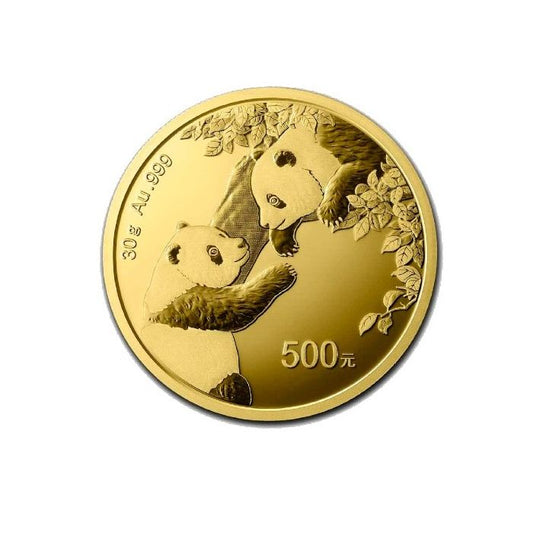 30 gr China Panda Gold Coin
