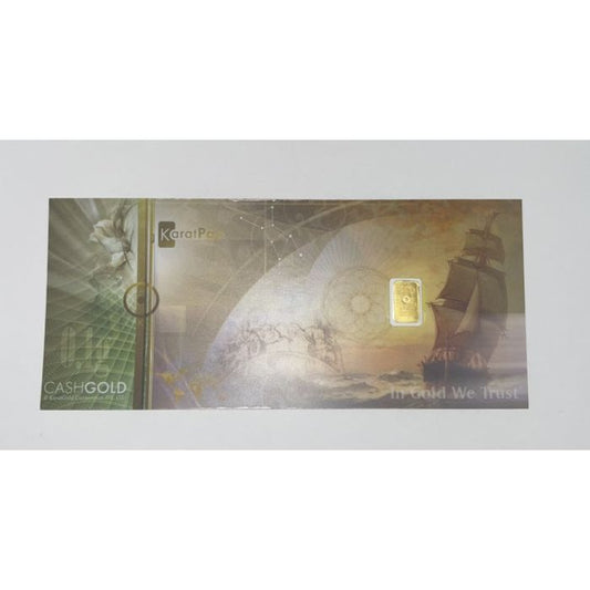 0.10 gr cash gold Karatbars