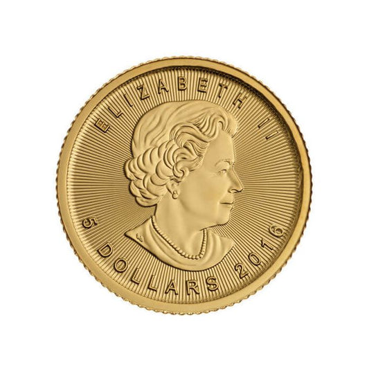 1/10 oz Canadian Gold Maple Leaf Coin