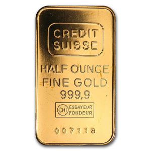 1/2 oz Credit Suisse Gold Bar