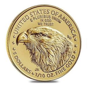 1/10 oz American Gold Eagle Coin Type II BU