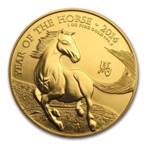 1 oz Year of the horse Great Britain Gold Coin