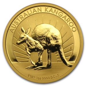 1 oz Gold Ausrtalian Kangaroo  2021