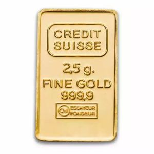 2.5 gr Credit Suisse Gold Bar