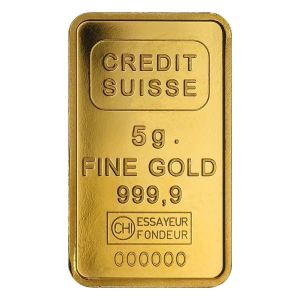 5 gr Credit Suisse Gold Bar