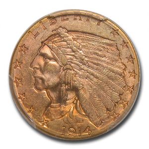 $2.50 Indian .1209oz 