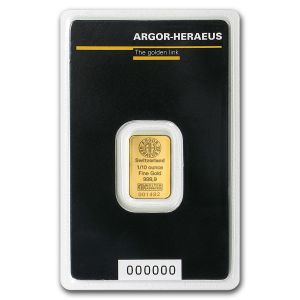 1/10 oz Argor-Heroeus Gold Bar
