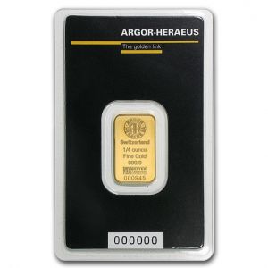 1/4 Oz Argor-Heraeus Gold Bar