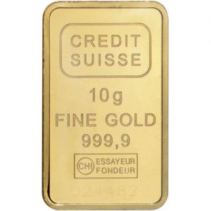 10 Gr Credit Suisse Gold Bar