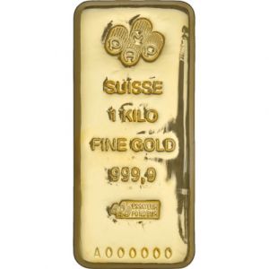 1 kg PAMP Suisse Gold Bar 32.15oz