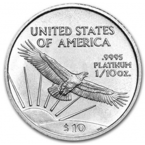 1/10 oz American Platinum Eagle coin