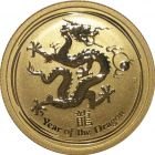 $25 Australia Year of the Dragon Gold Coin