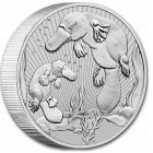 2 oz Australian Piedfort Platypus Silver coin 2021