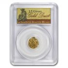 Sacramento Assayer Hoard 1.5 Grams Gold Dust PCGS