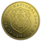 1 oz Republic Bank of New York Johnson Matthey Gold Coin