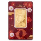 1 oz PAMP Good Luck Gold bar