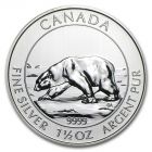 1.5 oz Polar Bear Canada Silver Coin