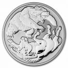 1 oz Bear and Buff Australia Silver Coin