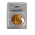 $20 Saint Gaudens Gold Double Eagle Coin 1908 PCGS MS66 