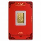 5 gr PAMP Year of the Rabbit Gold bar