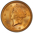 $1 Liberty Head 1853 Gold Coin