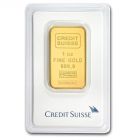 1 oz Gold Bar Credit Suisse