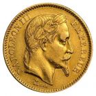 French 20 Franc Napoleon III.1867oz
