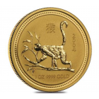 2004 Australia 1 oz $100 Gold Lunar Year of The Monkey (In Capsule)