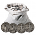 90% Silver Walking Liberty Half Dollars $100 Face Value (200 Coins)