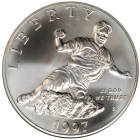 1997 Jackie Robinson Commemorative Silver Dollar Coin